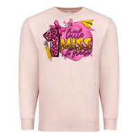 Pale Pink little miss 1st grade Premium Sweatshirt - texasbilliewilder
