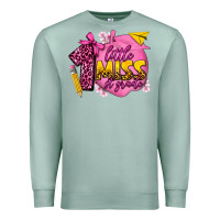 Seafoam little miss 1st grade Premium Sweatshirt - texasbilliewilder