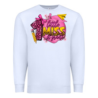 White little miss 1st grade Premium Sweatshirt - texasbilliewilder