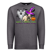 Charcoal Heather moo i mean boo Premium Sweatshirt - Zillion Design Studio