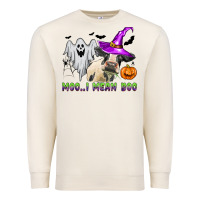 Sandshell moo i mean boo Premium Sweatshirt - Zillion Design Studio