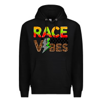 Black race vibes Premium Hoodie - AdoDesignShop