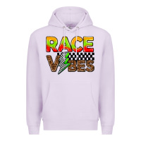 Lilac race vibes Premium Hoodie - AdoDesignShop