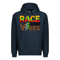 Navy race vibes Premium Hoodie - AdoDesignShop
