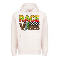 Pale Pink race vibes Premium Hoodie - AdoDesignShop