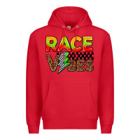 Red race vibes Premium Hoodie - AdoDesignShop