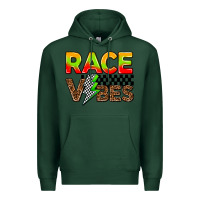 Sports Green race vibes Premium Hoodie - AdoDesignShop
