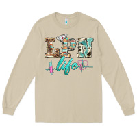Mushroom western nurse lpn  life Long Sleeve Tee - BarkalooDesign