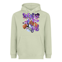 Matcha Purple galaxy sneaker girl Heavyweight Hoodie - RanaPortraitStore
