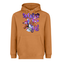 Meerkat Purple galaxy sneaker girl Heavyweight Hoodie - RanaPortraitStore