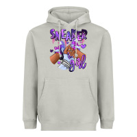 Moon Dust Purple galaxy sneaker girl Heavyweight Hoodie - RanaPortraitStore
