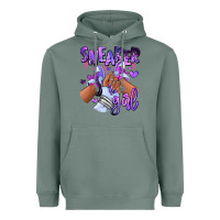 Sage Purple galaxy sneaker girl Heavyweight Hoodie - RanaPortraitStore