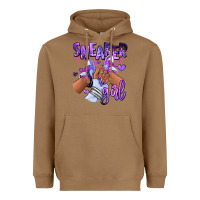 Toasted Coconut Purple galaxy sneaker girl Heavyweight Hoodie - RanaPortraitStore