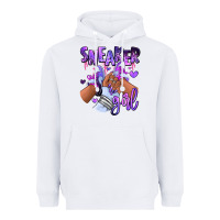 White Purple galaxy sneaker girl Heavyweight Hoodie - RanaPortraitStore