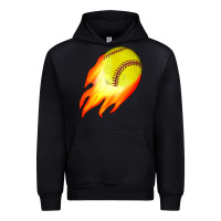 Black softball Urban Hoodie - JahusDesignShop