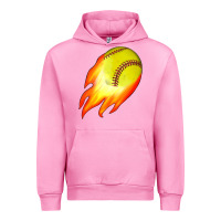 Fuchsia Pink softball Urban Hoodie - JahusDesignShop