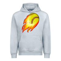 Heather Grey softball Urban Hoodie - JahusDesignShop