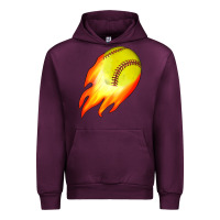 Mauve Wine softball Urban Hoodie - JahusDesignShop