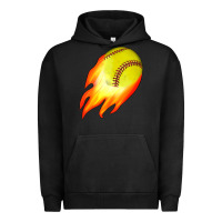 Pigment Black softball Urban Hoodie - JahusDesignShop