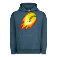 Pigment Midnight Navy softball Urban Hoodie - JahusDesignShop