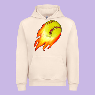 Softball Urban Hoodie Designed By Jahusdesignshop