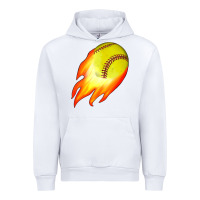 White softball Urban Hoodie - JahusDesignShop