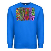 True Royal mardi gras brush strokes king cake and craw fish Premium Sweatshirt - RanaPortraitStore
