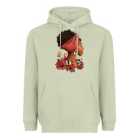 Matcha She who kneels before god can stand before anyone Heavyweight Hoodie - RanaPortraitStore