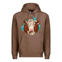 Chestnut hareford leopard gemstone Premium Hoodie - JahusDesignShop