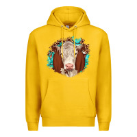 Lemon hareford leopard gemstone Premium Hoodie - JahusDesignShop