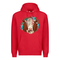 Red hareford leopard gemstone Premium Hoodie - JahusDesignShop