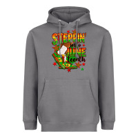 Storm Steppin' into Juneteenth Heavyweight Hoodie - RanaPortraitStore