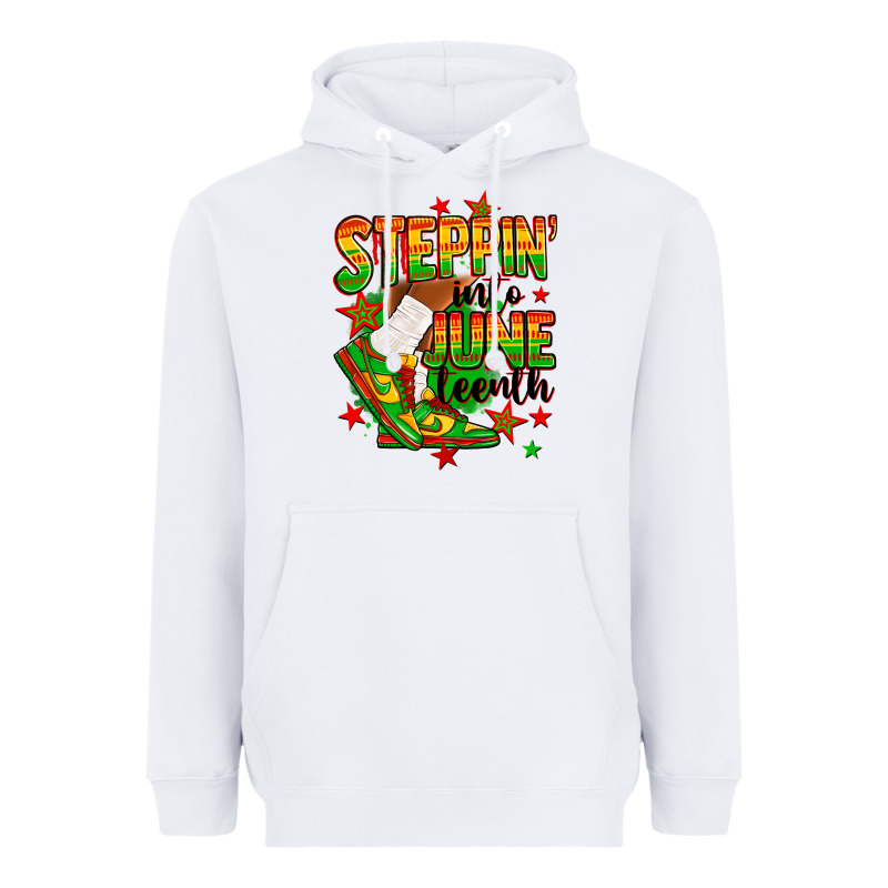 Steppin' Into Juneteenth Heavyweight Hoodie by RanaPortraitStore | Teevron