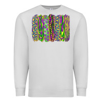 Dove Grey mardi gras brush stroke Premium Sweatshirt - RanaPortraitStore
