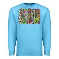 Ocean Blue mardi gras brush stroke Premium Sweatshirt - RanaPortraitStore