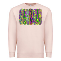 Pale Pink mardi gras brush stroke Premium Sweatshirt - RanaPortraitStore