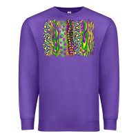 Purple mardi gras brush stroke Premium Sweatshirt - RanaPortraitStore