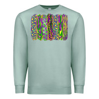 Seafoam mardi gras brush stroke Premium Sweatshirt - RanaPortraitStore