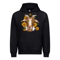 Black sunflower goat Urban Hoodie - Jasminsmagicworld