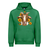 Emerald sunflower goat Urban Hoodie - Jasminsmagicworld