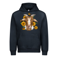 Navy sunflower goat Urban Hoodie - Jasminsmagicworld