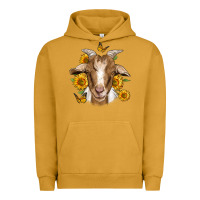 Pigment Peanut Butter sunflower goat Urban Hoodie - Jasminsmagicworld