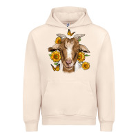 Sandshell sunflower goat Urban Hoodie - Jasminsmagicworld
