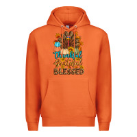 Carrot thankful grateful blessed turkey Premium Hoodie - Artiststas