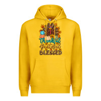 Lemon thankful grateful blessed turkey Premium Hoodie - Artiststas