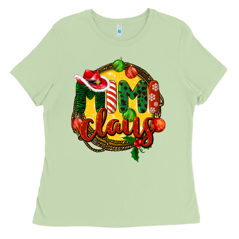 Mimi Claus Christmas Ladies Tee by BarkalooDesign | Teevron