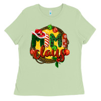 Matcha mimi claus christmas Ladies Tee - BarkalooDesign