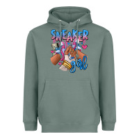 Sage Sneaker girl afro woman Heavyweight Hoodie - RanaPortraitStore