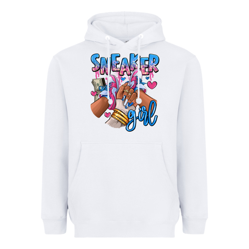 Sneaker Girl Afro Woman Heavyweight Hoodie by RanaPortraitStore | Teevron