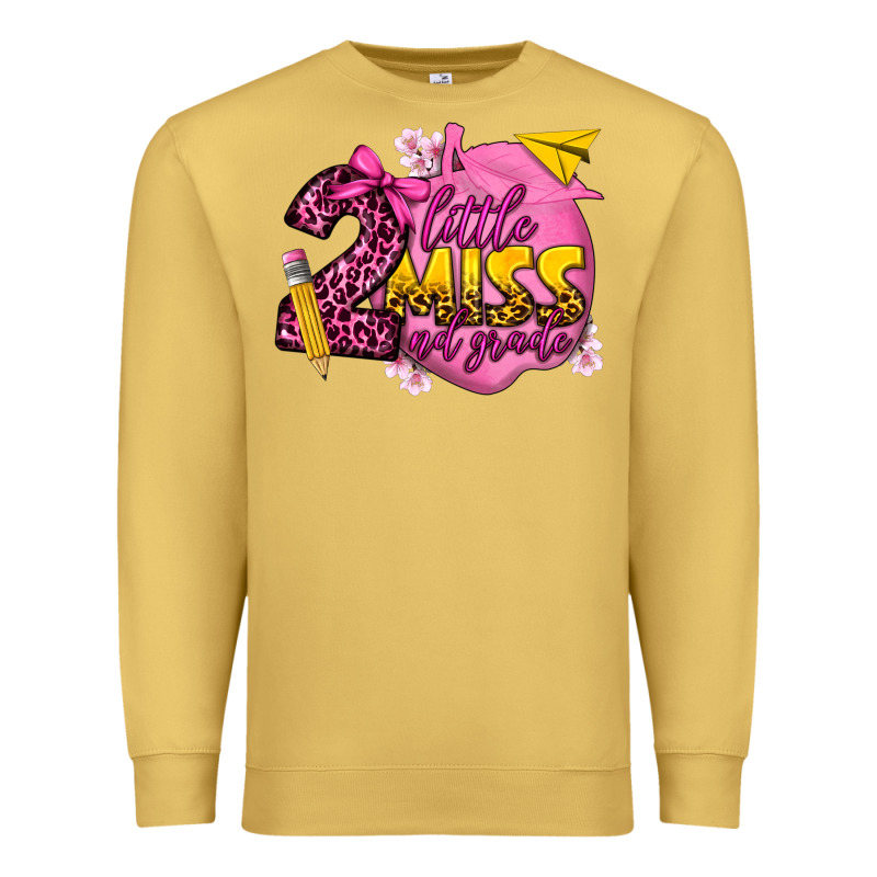 Little Miss 2nd Grade Premium Sweatshirt by texasbilliewilder | Teevron